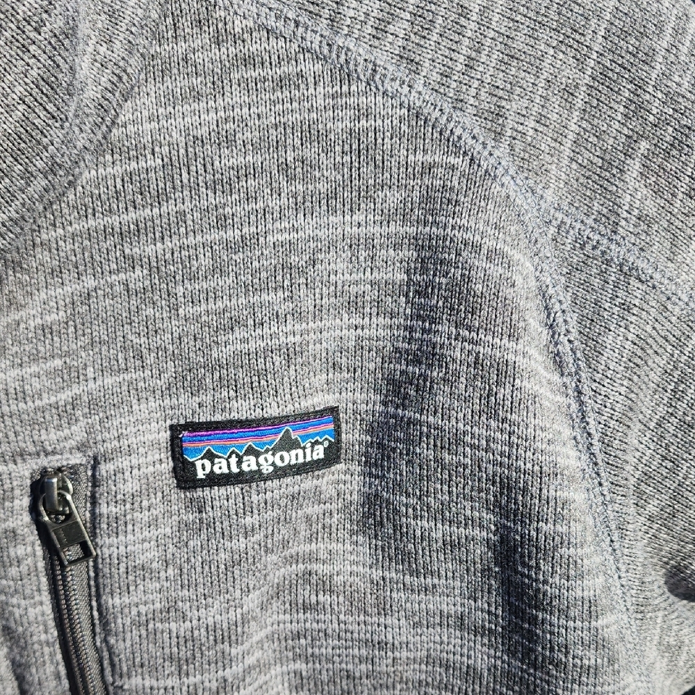 Patagonia Better Sweater Fleece Jacket In Nickel Large - Picture 2 of 8